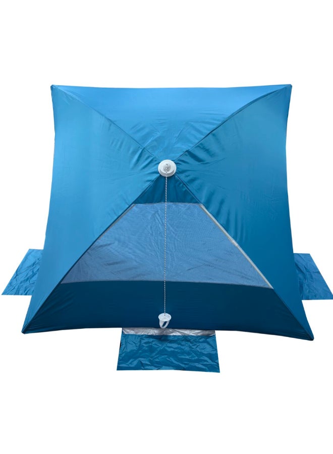 TWT UV-Protection One Button Polyester Beach Tent Blue 103 x 148 x 145 cm TN2224 - Image 5